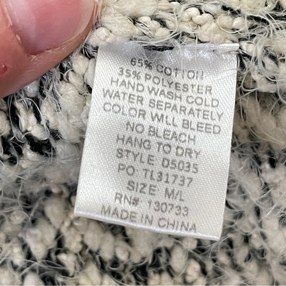 UMGEE Open Front Fringe‎ Kimono Sweater Cardigan, M/L - Picture 10 of 11